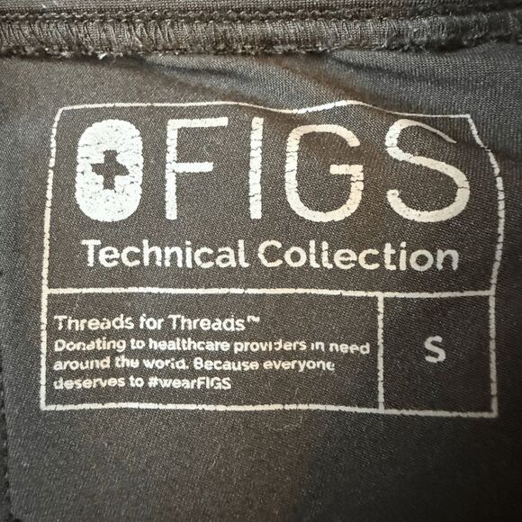 Figs Men's Technical Medical Pocket Zamora Jogger Scrub Pants Black Size Small - Picture 3 of 9